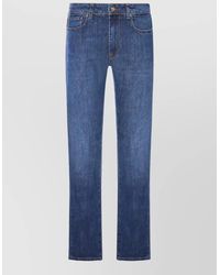 Incotex - Cotton Regular-Fit Straight-Leg Jeans - Lyst