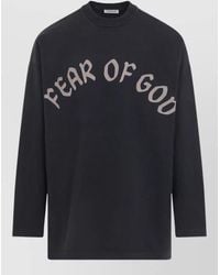 Fear Of God - Fog Logo Crew Neck Long Sleeve T-Shirt - Lyst