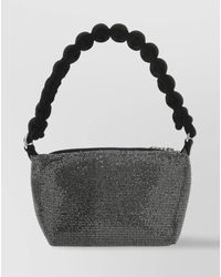 Kara - Crystal Mesh Clutch Bag - Lyst