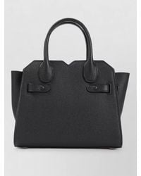 Valextra - Milano Micro Tote Bag Textured Hardware - Lyst