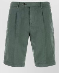 PT Torino - Lyocell Blend Bermuda Shorts Belt Loops - Lyst
