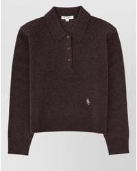 Sporty & Rich - Cashmere Polo Jumper - Lyst
