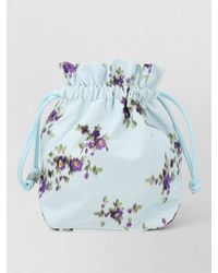 Ganni - Na Printed Nylon Bucket Bag - Lyst