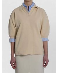 Frankie Shop - Nola Puff-Sleeve Polo Shirt - Lyst