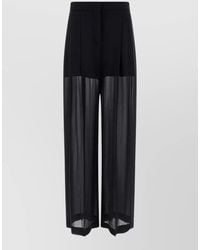 Alberta Ferretti - Silk Pants - Lyst