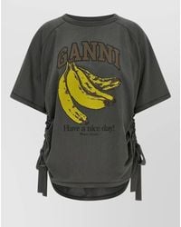 Ganni - Banana' T-Shirt - Lyst
