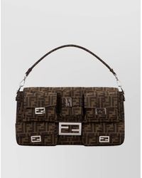 Fendi - Chain Strap Shoulder Bag With Metal Hardware - Lyst