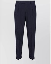 PT Torino - Cashmere Straight-Leg Tailored Trousers - Lyst