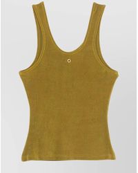Ami Paris - Scoop Neck Sleeveless Top - Lyst