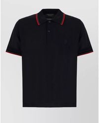 Gucci - Cotton Polo Shirt Contrast Trim Collar - Lyst