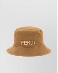 Fendi - Reversible Wide Brim Bucket Hat - Lyst