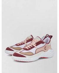 Christian Louboutin - Mara Flat Sneakers Rear Pull Tab Contrast Panels - Lyst