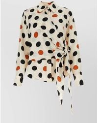 Bottega Veneta - Printed Silk Shirt - Lyst