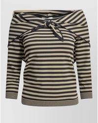 Max Mara - Scarf Neck Sweater - Lyst
