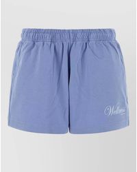 Sporty & Rich - Cotton Lounge Shorts Front Pocket Design - Lyst