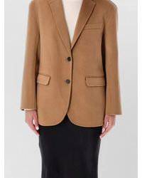 Anine Bing - Oversized Wool Cashmere Tailored Blazer Coat - Lyst
