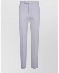 Maison Margiela - Wool Straight Leg Tailored Trousers - Lyst