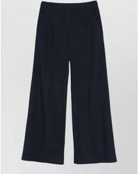 Incotex - Ilya Wide Leg Cotton Tailored Trousers - Lyst