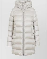 Moncler - Down Hooded Midi Puffer Jacket - Lyst