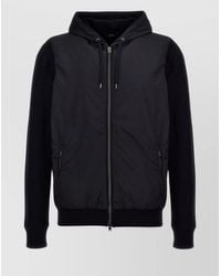 Herno - Quilted Knit Hooded Jacket With Side Zip Pockets - Lyst