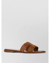 Celine - Leather Mule Slides - Lyst