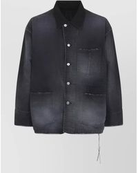 MASTERMIND WORLD - Utility Jacket Faded Effect Chest Pockets - Lyst
