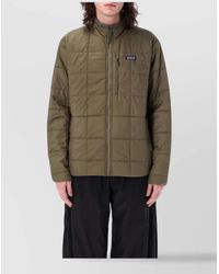 Patagonia - Quilted Jacket High Collar Zippered Pocket - Lyst