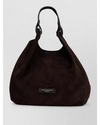 Gianni Chiarini - Suede Shoulder Tote Bag Adjustable Strap - Lyst