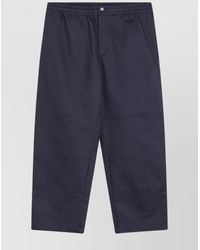 Moncler Genius - Cotton Gabardine Loose-Fit Trousers - Lyst