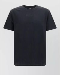 Balmain - Cotton Embroidered Logo Short-Sleeve T-Shirt - Lyst