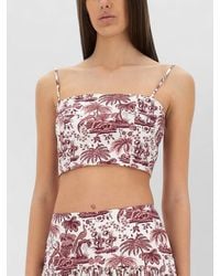 STAUD - Federico Set Cropped Top And Skirt - Lyst