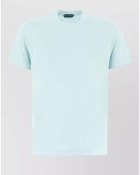 Tom Ford - Cotton Blend Crew Neck Short Sleeve T-Shirt - Lyst