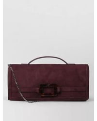 Roger Vivier - Leather Clutch Bag - Lyst
