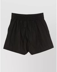 P.A.R.O.S.H. - Drawstring Detail Shorts Elastic Waistband - Lyst