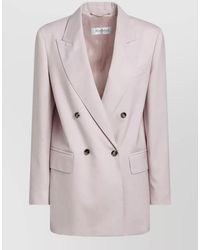 Max Mara - Tailored Jacket Back Vent Notch Lapels - Lyst