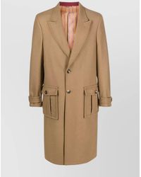 Etro - Single Breasted Wool Coat - Lyst
