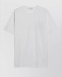Givenchy - Silk Blend Logo Jacquard Crew Neck T-Shirt - Lyst