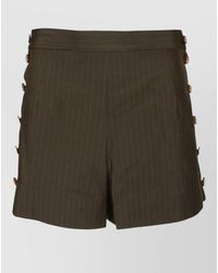 Vivienne Westwood - Elle Shorts Button Detail Pinstripe Pattern - Lyst