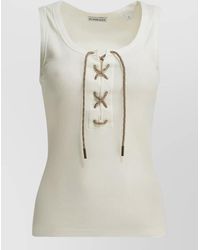 Burberry - Sleeveless Tops - Lyst