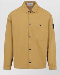 Stone Island - Shirt Jacket Chest Pocket Long Sleeves - Lyst