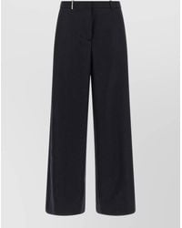 Peserico - Virgin Wool High-Rise Wide-Leg Suit Trousers - Lyst