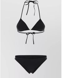 Gucci - Stretch Nylon Bikini Adjustable Straps Triangle - Lyst