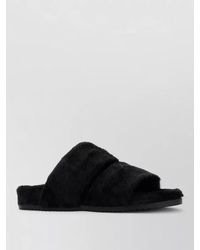 Dolce & Gabbana - Dg Casual Slippers Open Toe Faux Fur - Lyst
