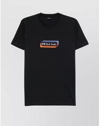 Paul Smith - Logo-Print Cotton Jersey Crew-Neck Short-Sleeve T-Shirt - Lyst