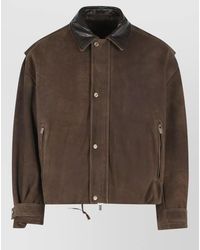 Salvatore Santoro - Suede Oversized Jacket - Lyst