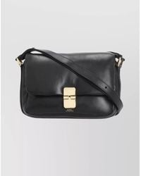 A.P.C. - Grace Small Leather Shoulder Bag - Lyst