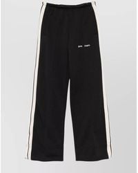Palm Angels - Wide-Leg Trousers With Contrasting Stripe Detail - Lyst