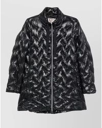 Herno - Midi Down Jacket High Collar Quilting - Lyst