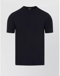 Giorgio Armani - Viscose Crew Neck Short Sleeve T-Shirt - Lyst