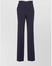 Pinko - Striped Regular-Fit Straight Trousers - Lyst